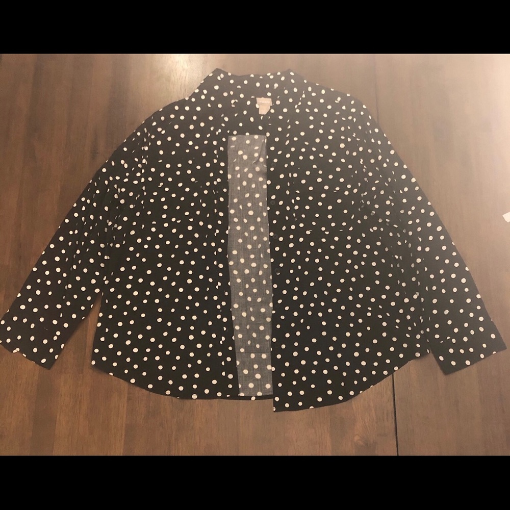 📞 Polka Dot Blouse By Chico’s 📞